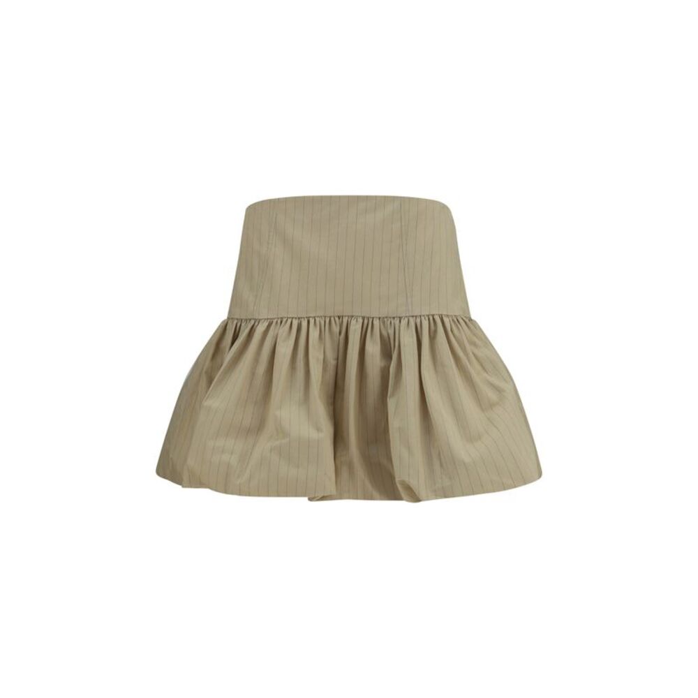 Ganni Women Ruffled Mini Skirt